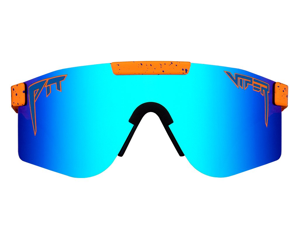 The Crush Polarized Double Wide sunglasses on a white background