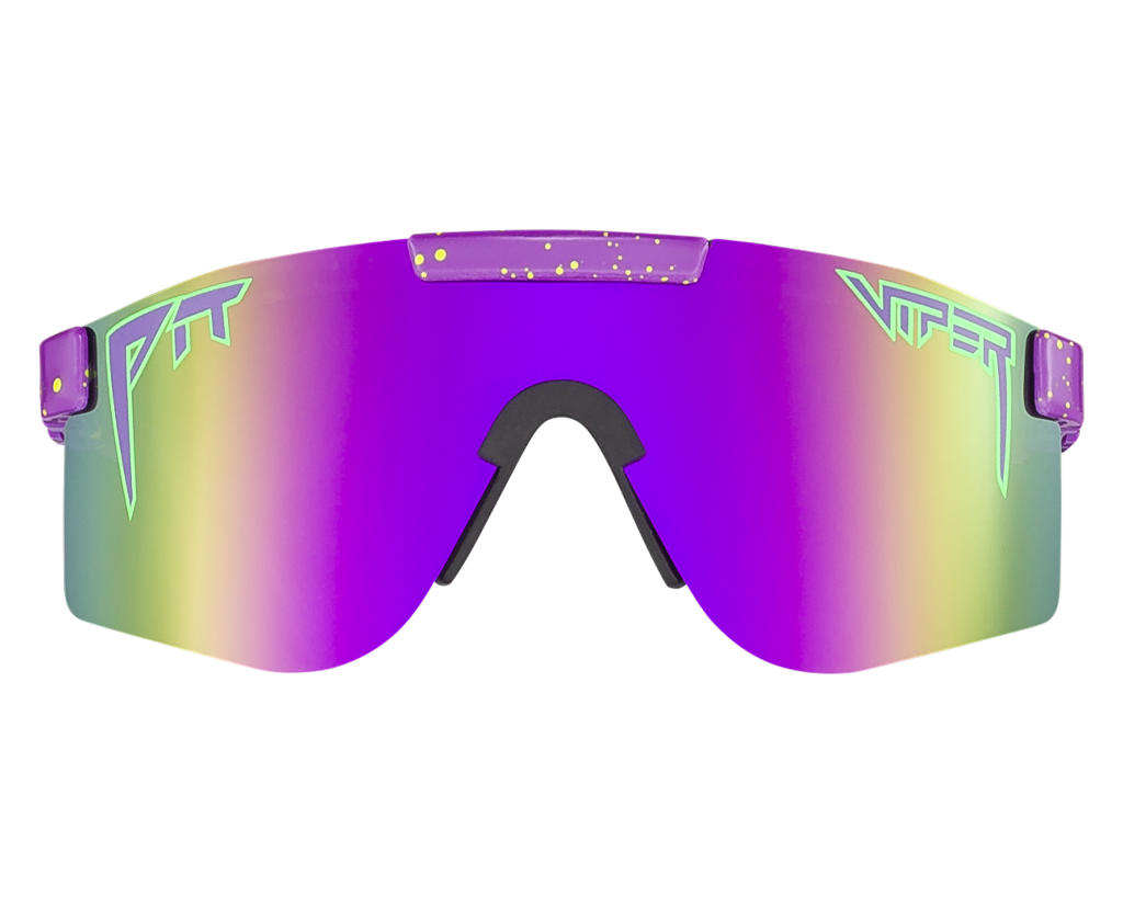 Donatello Polarized Double Wide sunglasses on white background