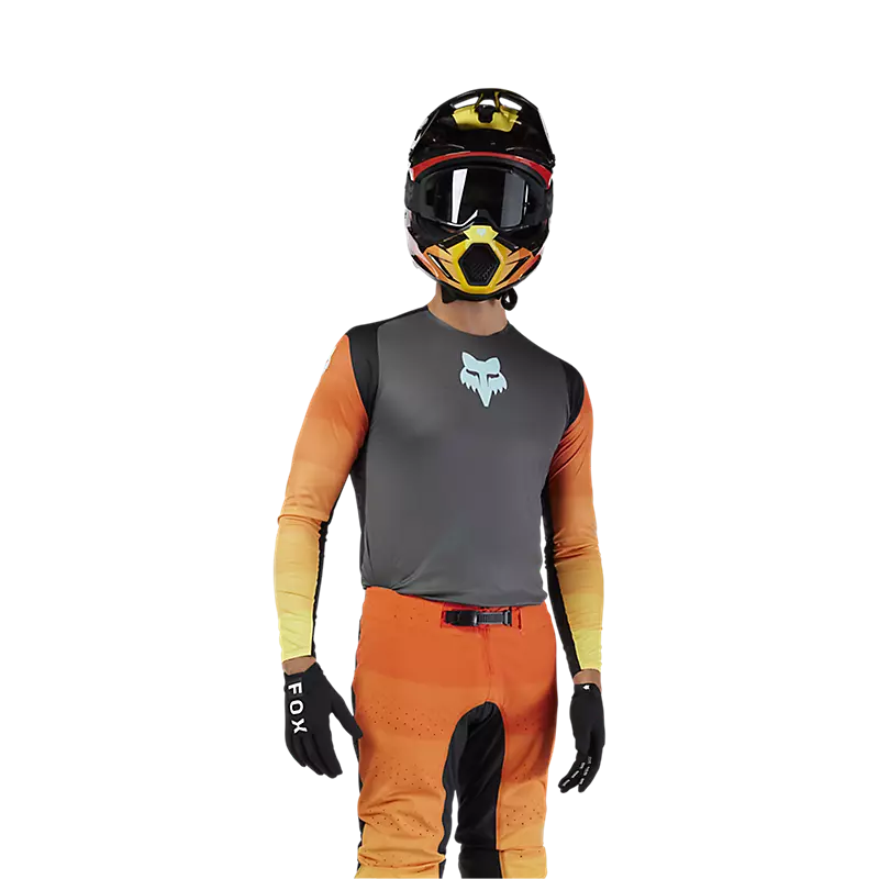 Flexair Grid Jersey - Black/Orange