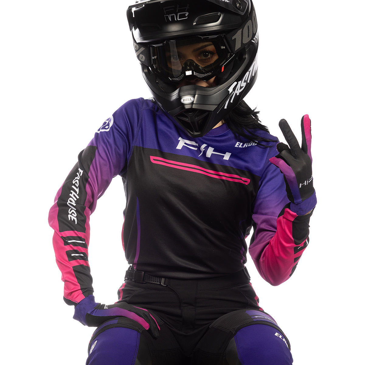 Elrod React Women's Jersey - Electric Fuchsia/FH Purple
