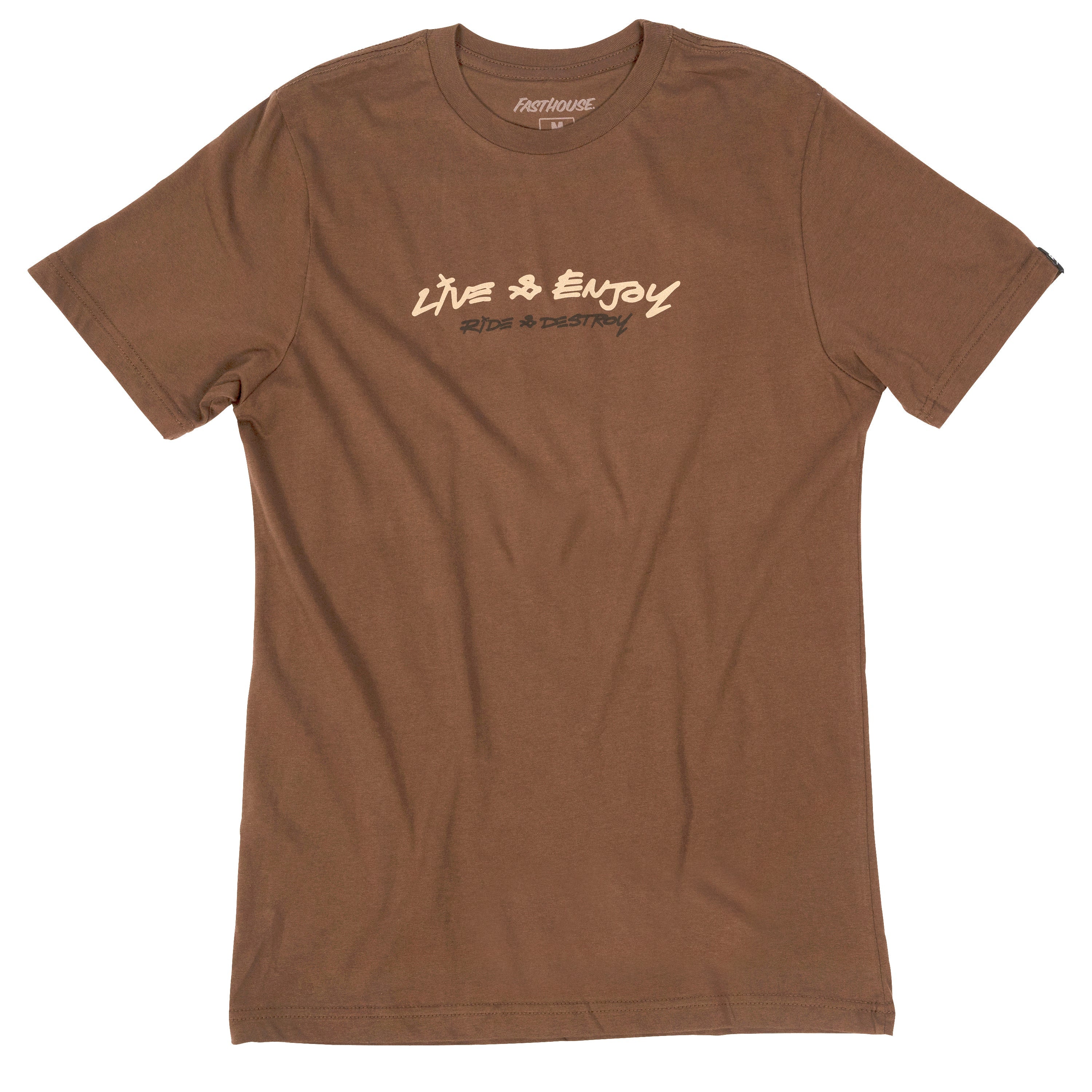 Emil Johansson Live And Enjoy Tee - Brown
