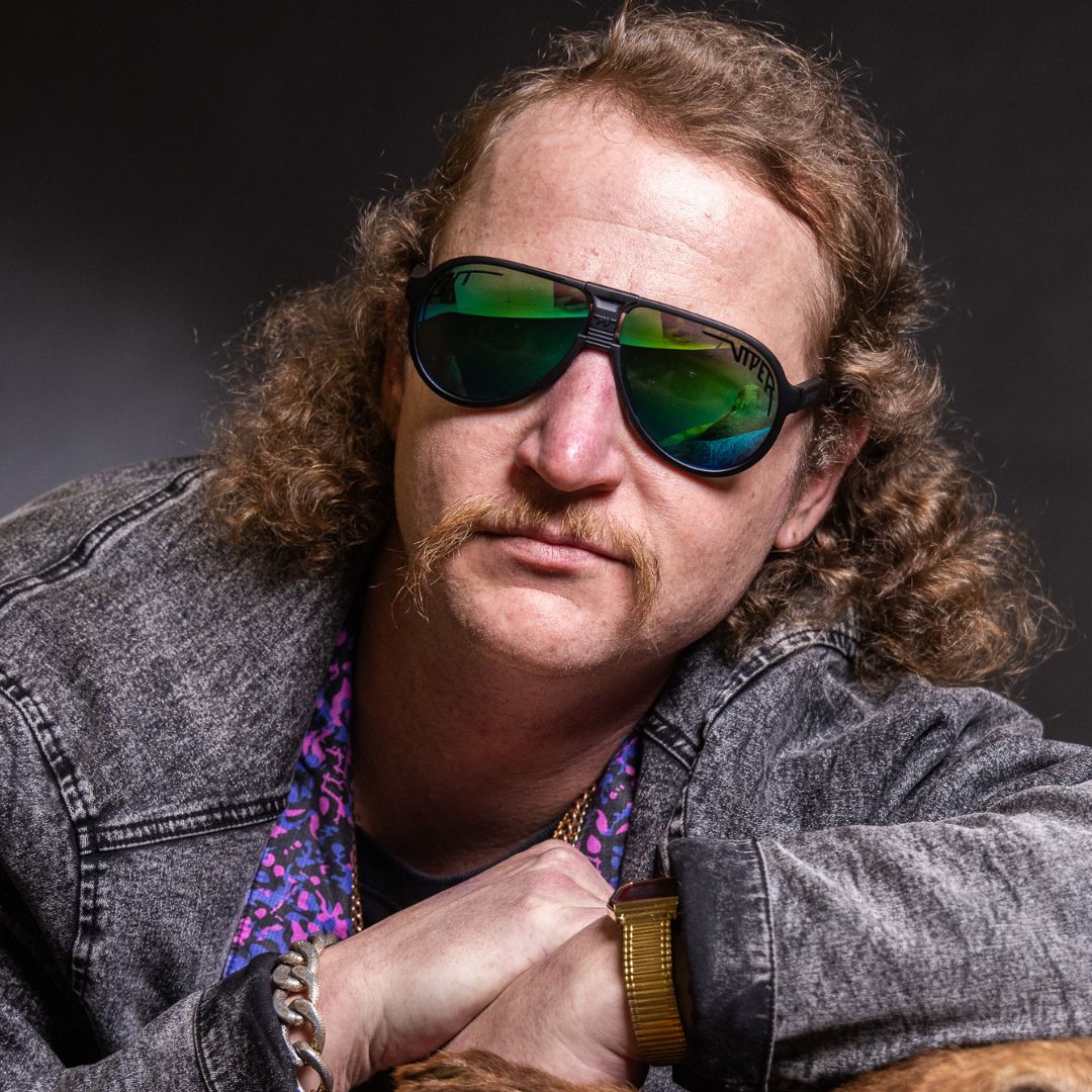 / Polarized Blue-Green | The Exec Jethawk with a Polarized Blue-Green lens from Pit Viper Sunglasses