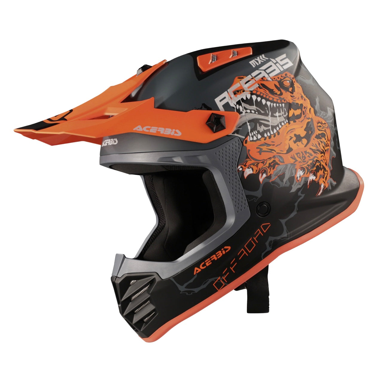 ACERBIS Kids Profile Junior Helmet - Black/Orange