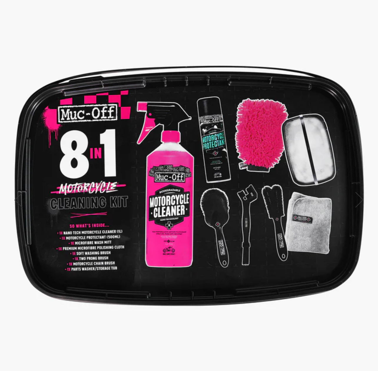 Muc-Off 8 in 1 Motorcycle Kit