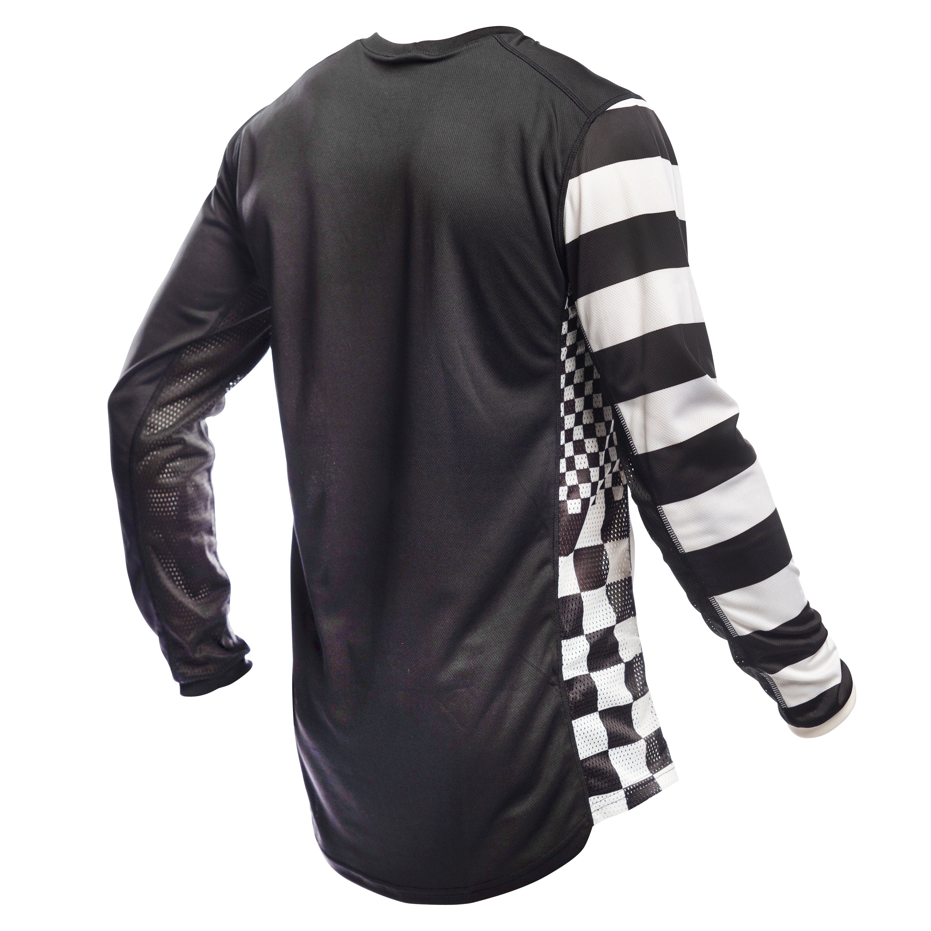 Hot Wheels Grindhouse Long Sleeve Jersey - White/ Black
