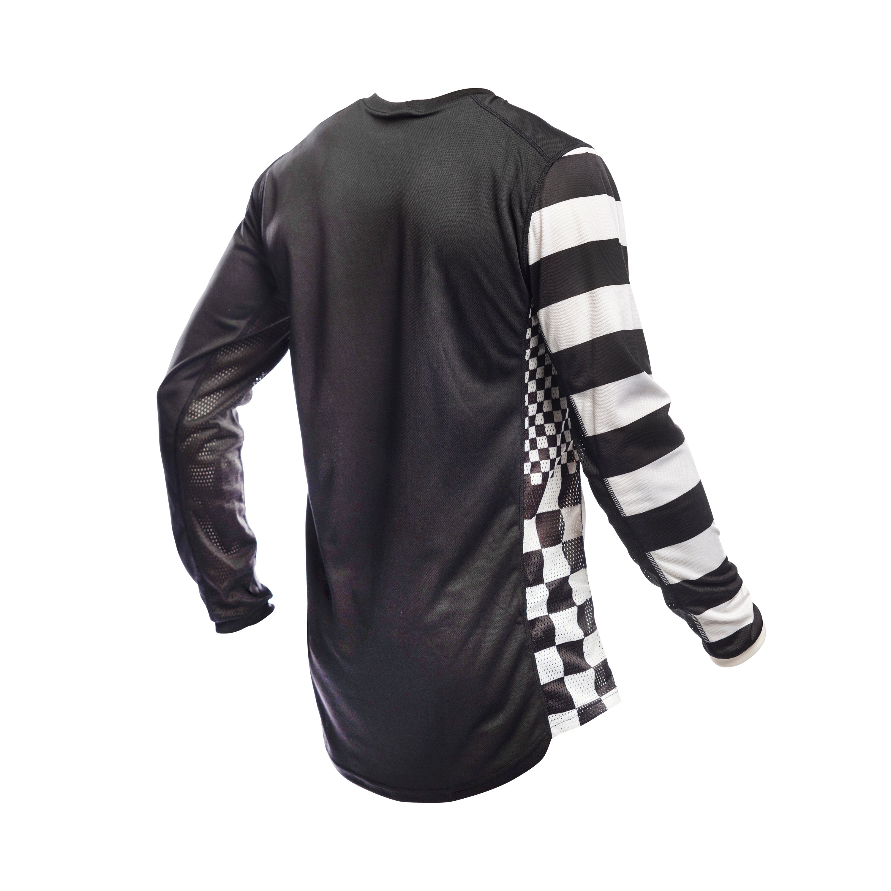 Hot Wheels Grindhouse Long Sleeve Youth Jersey - White/ Black