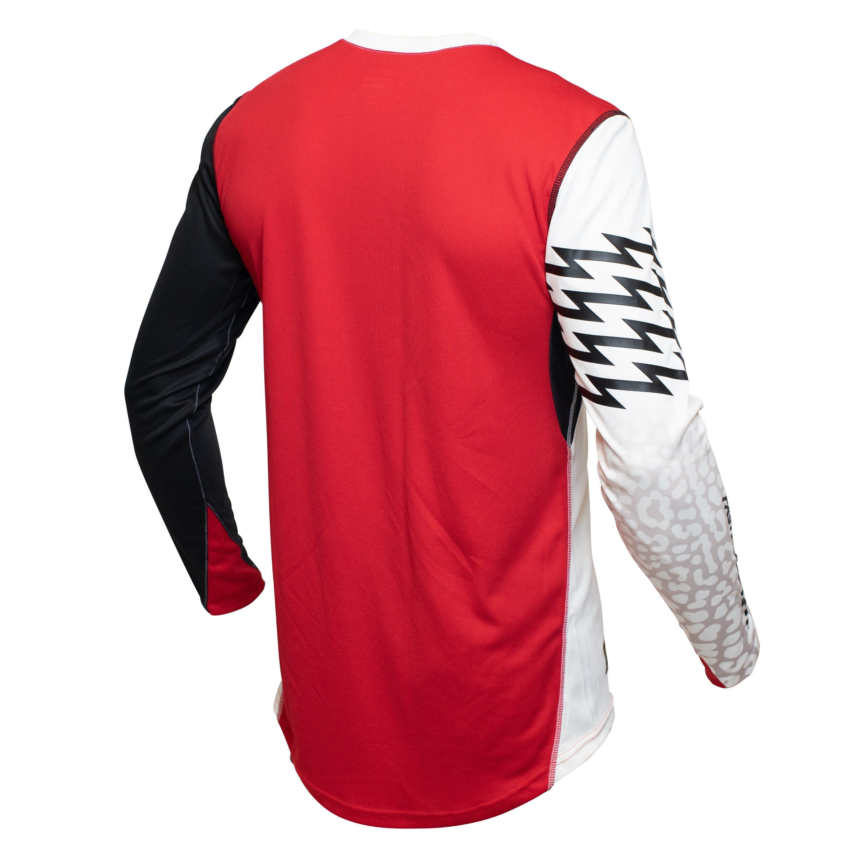 Youth Raven Bereman Long Sleeve Jersey - Cream/Red