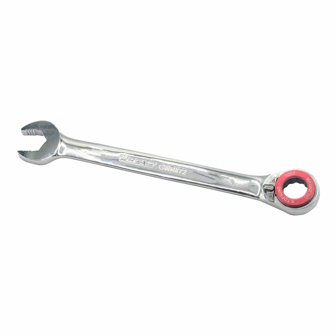 BOXO 100T Ratcheting Combination Spanners with Magnetic Stop Ring - Sizes 8mm to 19mm