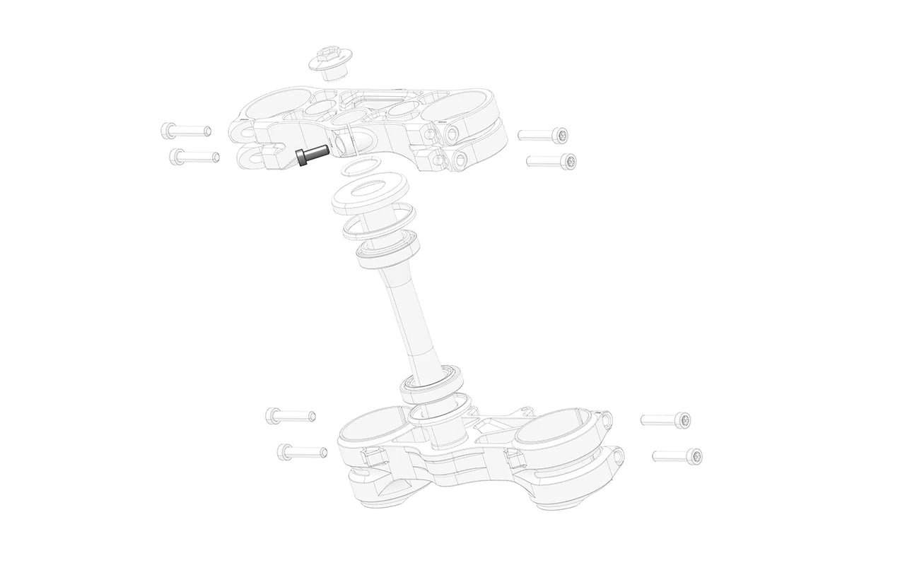 Steering clamp bolt