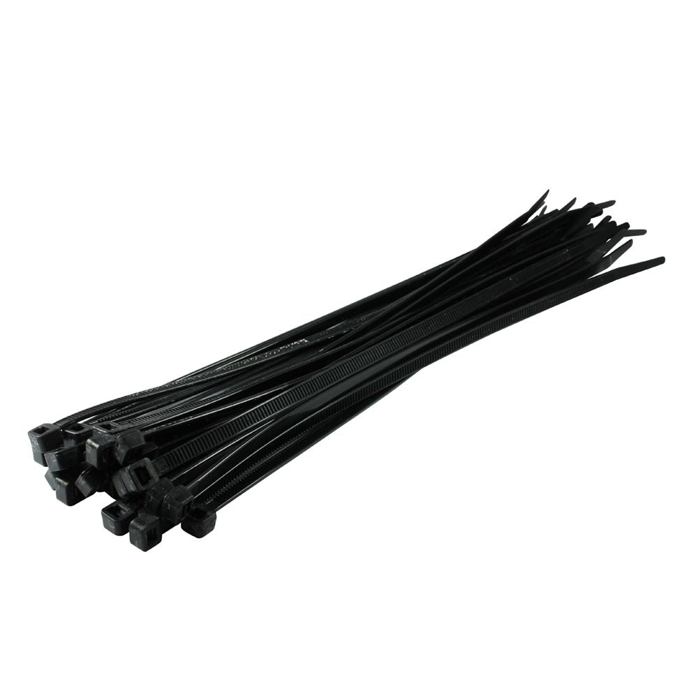 Durable nylon cable ties in various sizes and colors