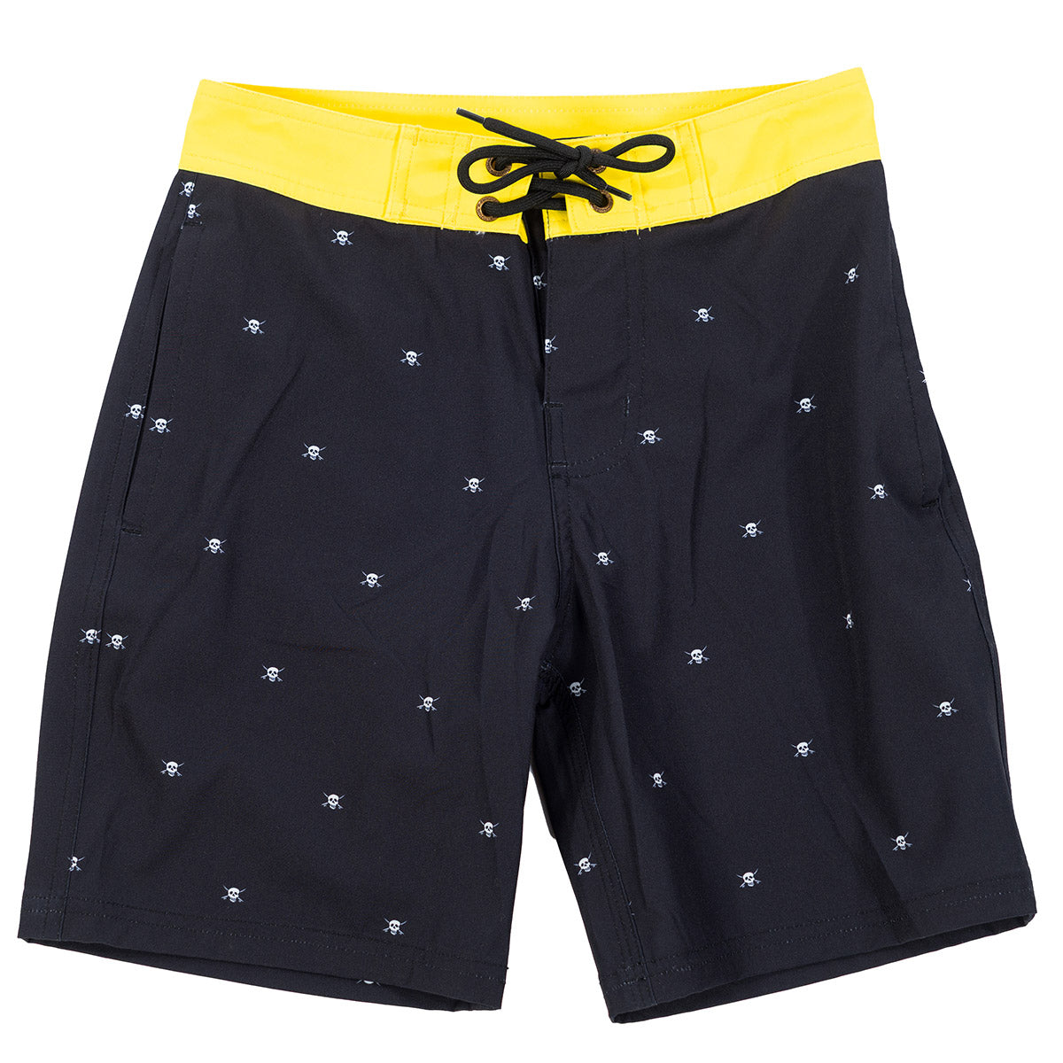 Jasper 16" Youth Boardshorts - Black/HiViz