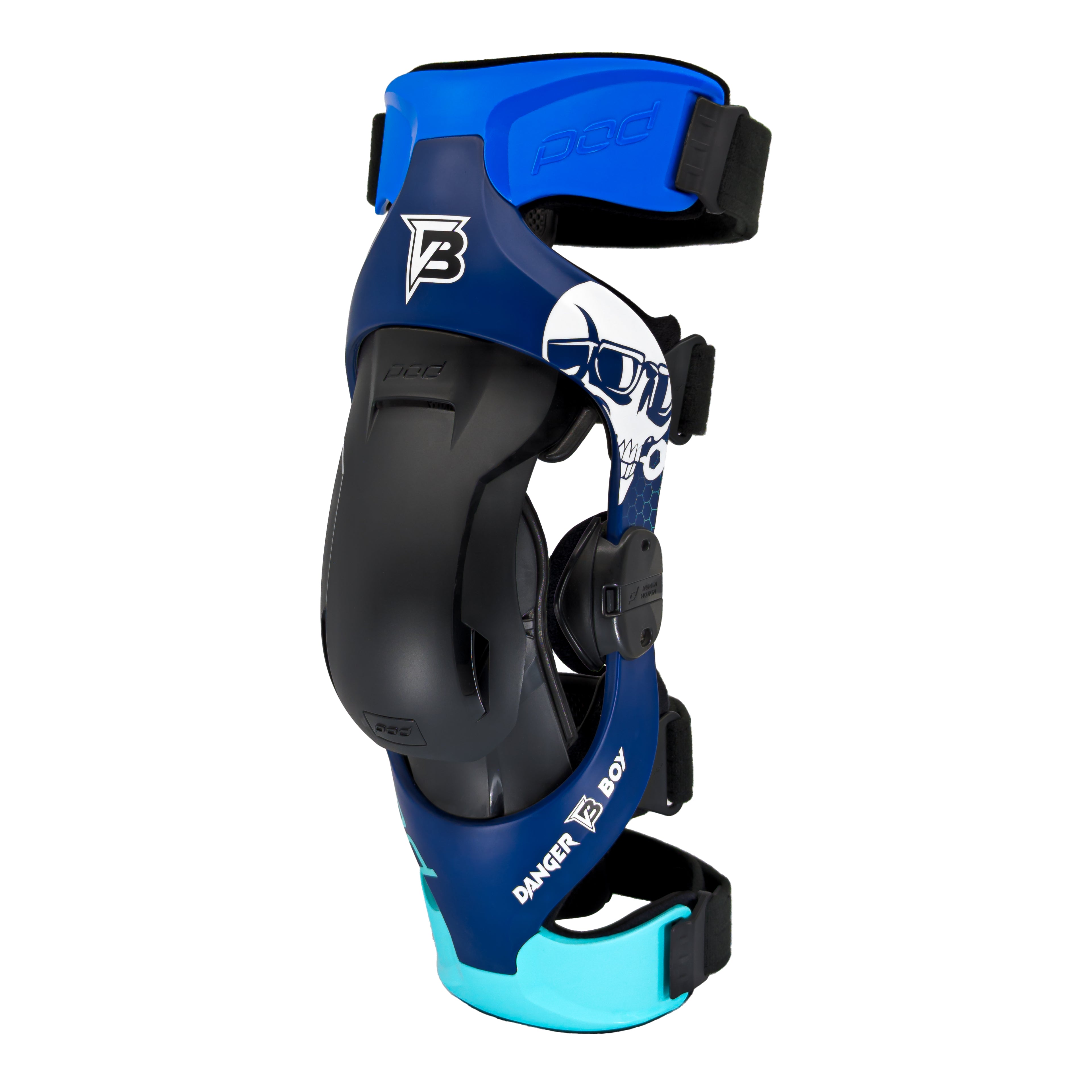 K4 2.0 Knee Brace DB238 in size XS/SM, pair, showing frontal and side views on a white background.