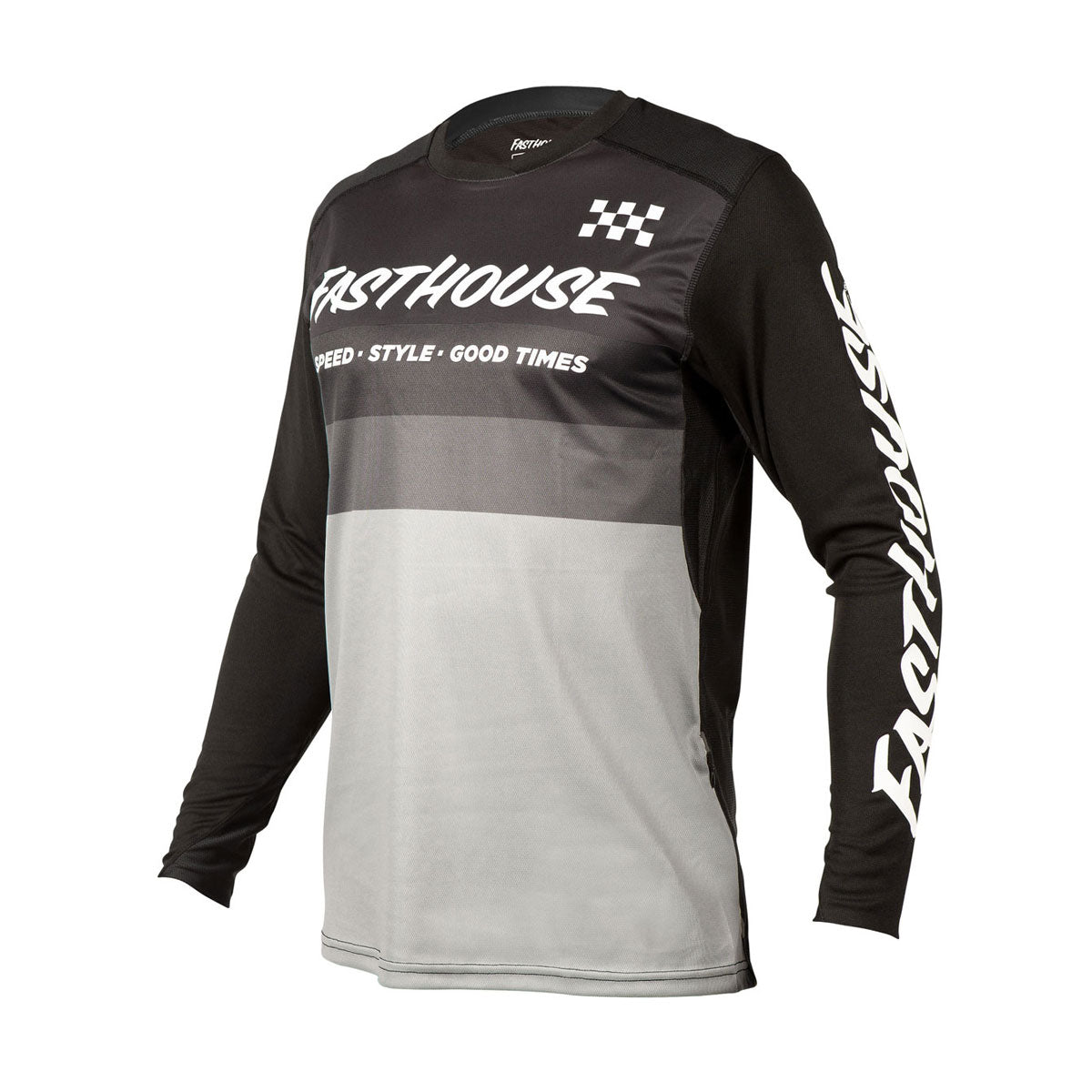 Alloy Kilo LS Youth Jersey - Black/Grey