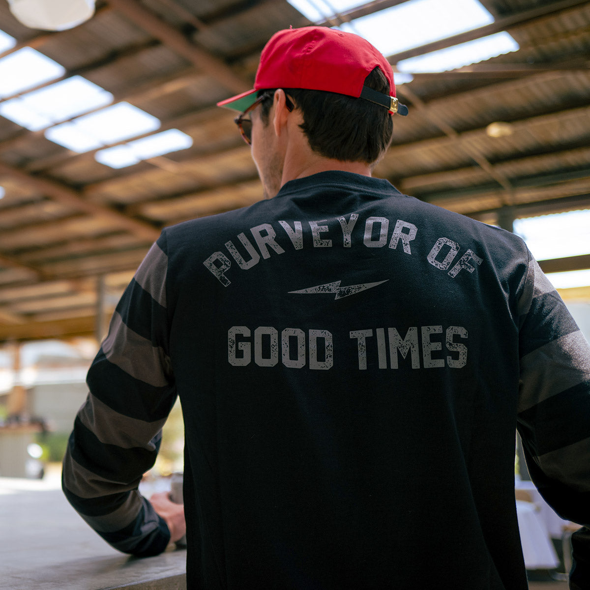 Blackout Yarn Dye Long Sleeve Tee