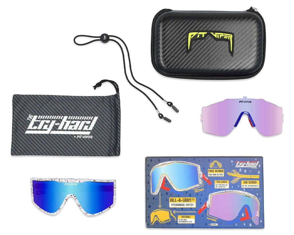 / Blue | The Merika Try-Hard from Pit Viper Sunglasses