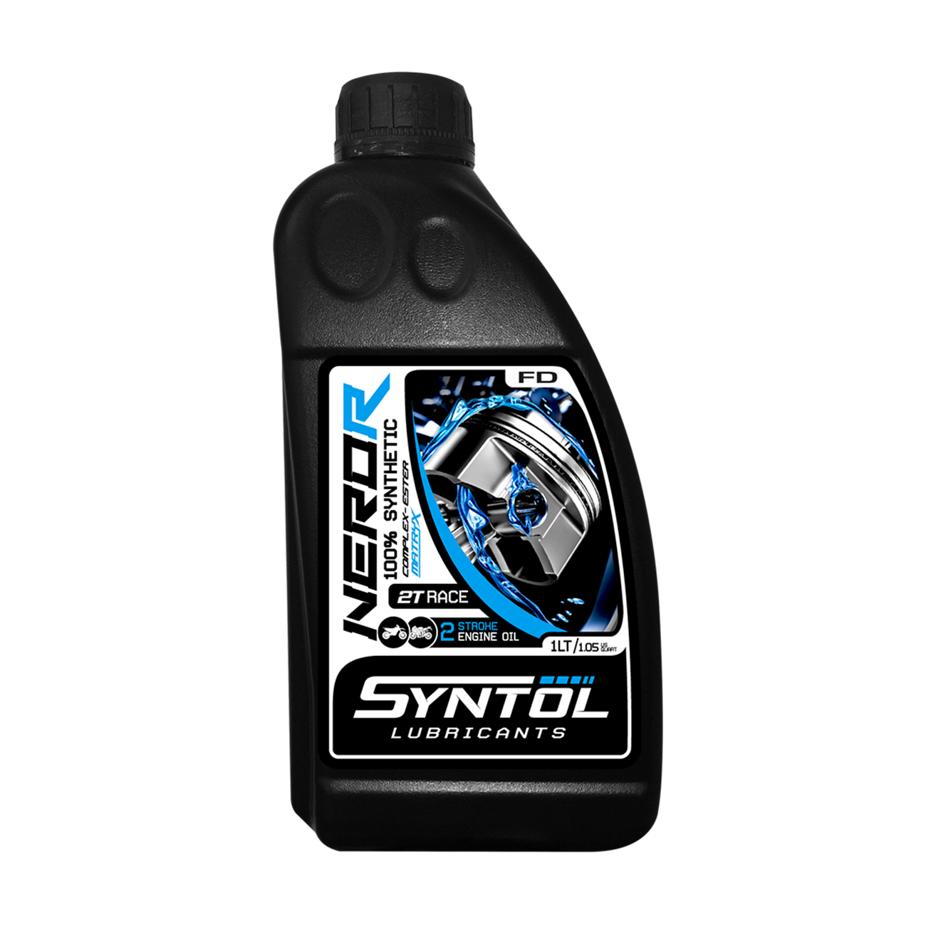 SYNTOL NERO-R 2T Racing Motorcycle Engine Oil 1 Litre Container