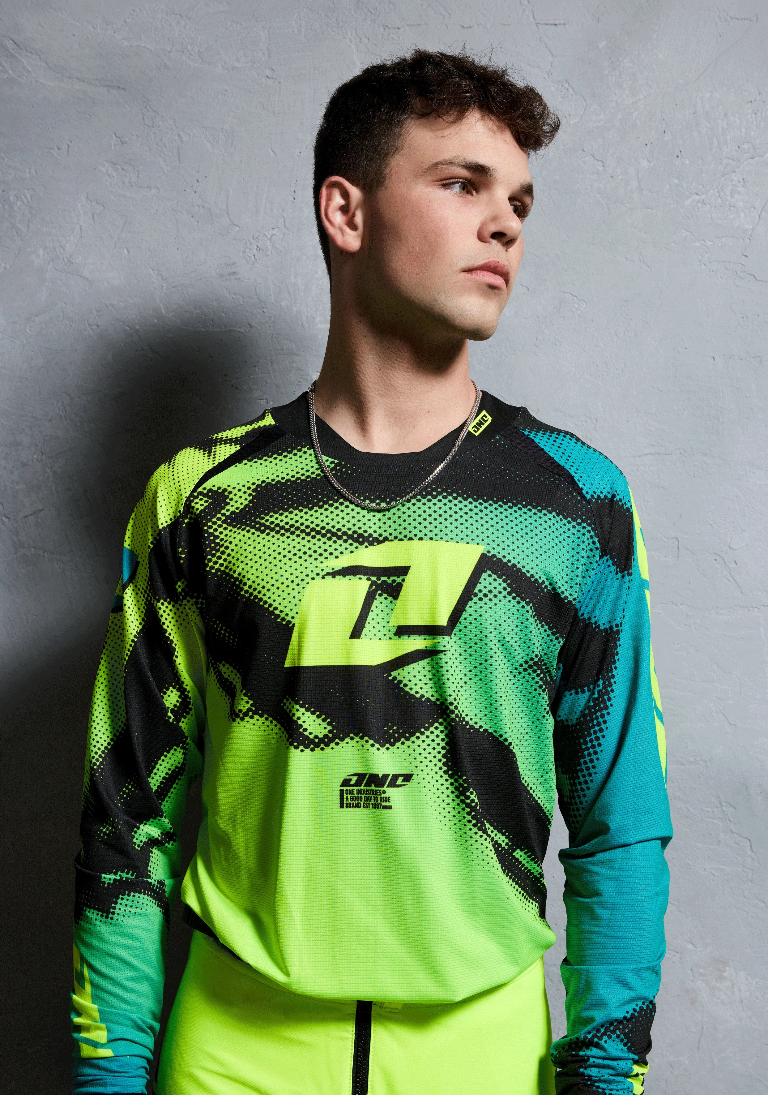 X-297 Youth Jersey - Neon Tiger