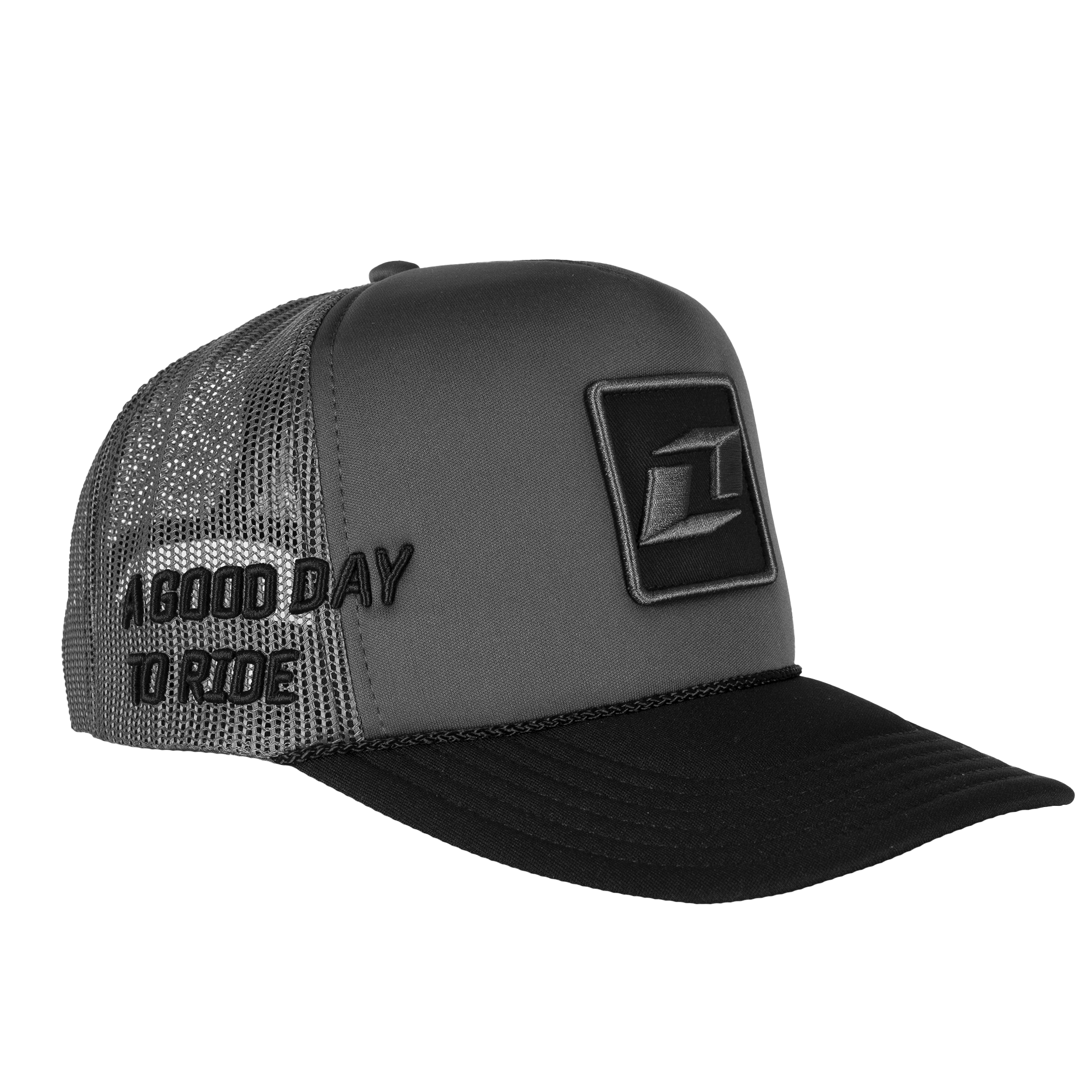 CUBE - Gray / Black Hat
