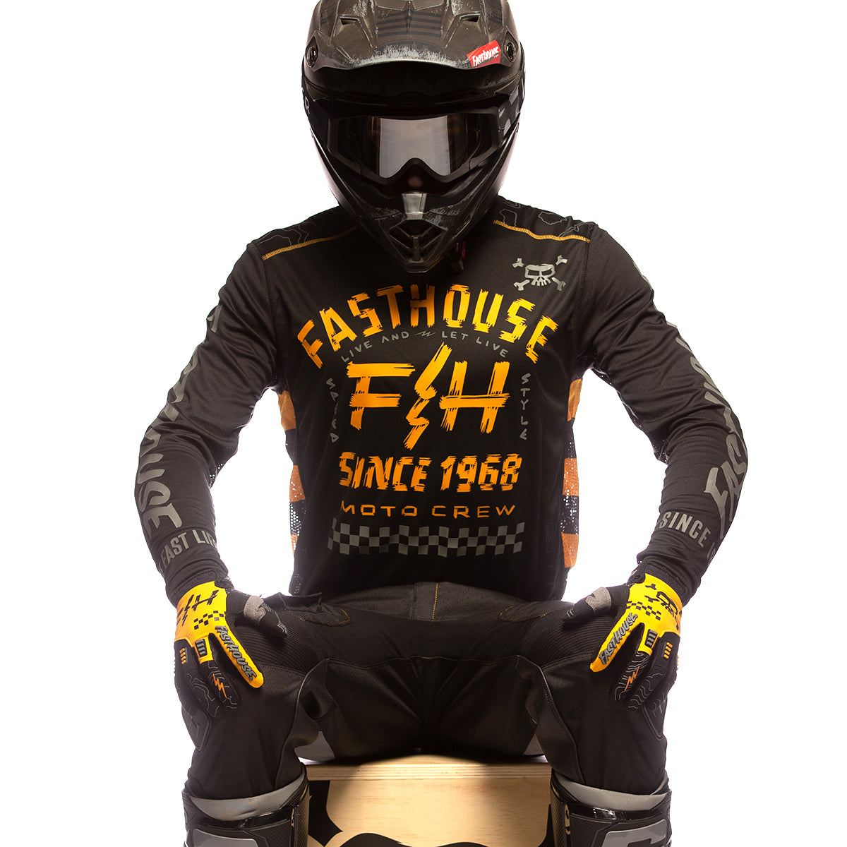 Off-Road Jersey - Black/Amber
