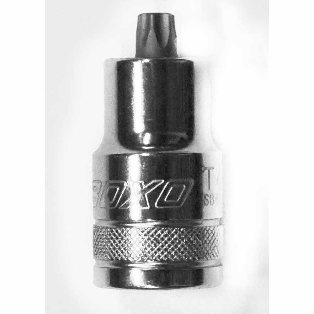 BOXO 1/2" Super Stubby Torx Bit Sockets - Sizes T20 to T60