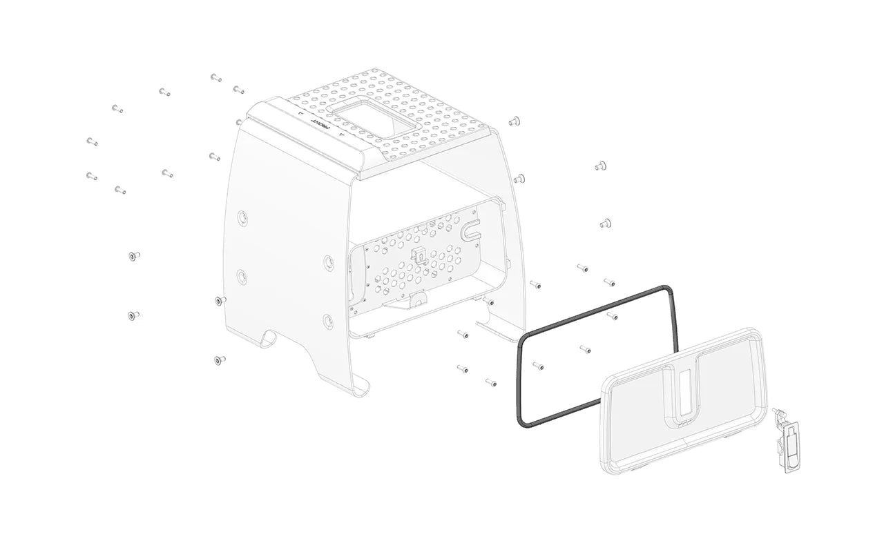 Charger housing lid gasket
