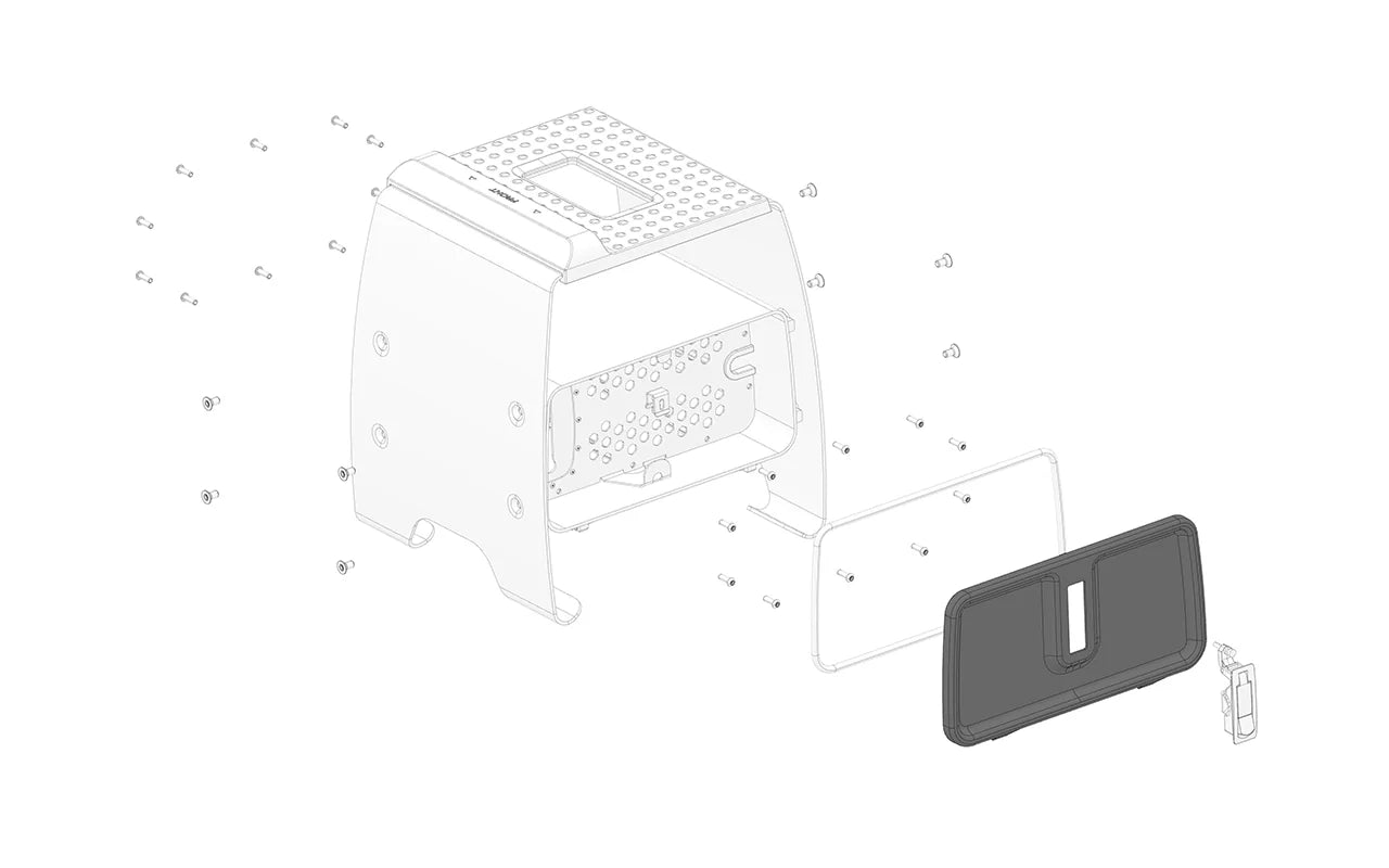 Charger housing lid