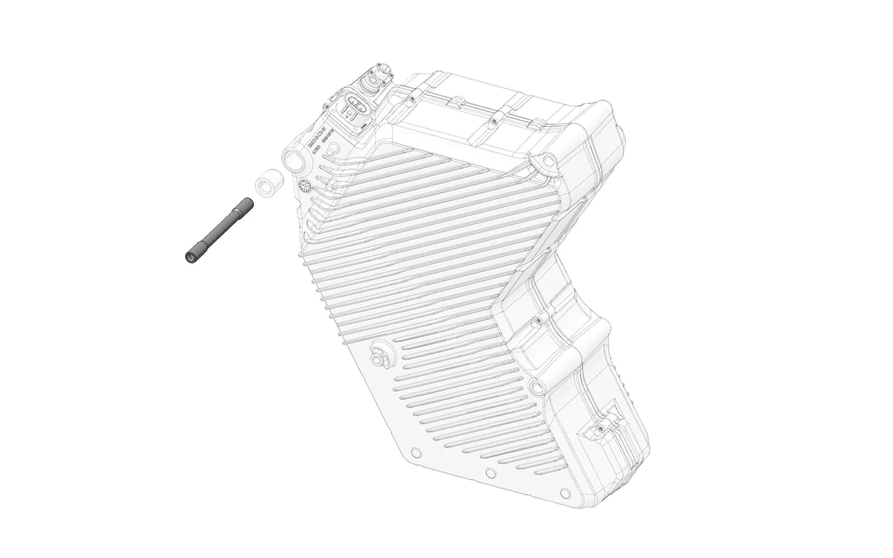 Top front battery shaft