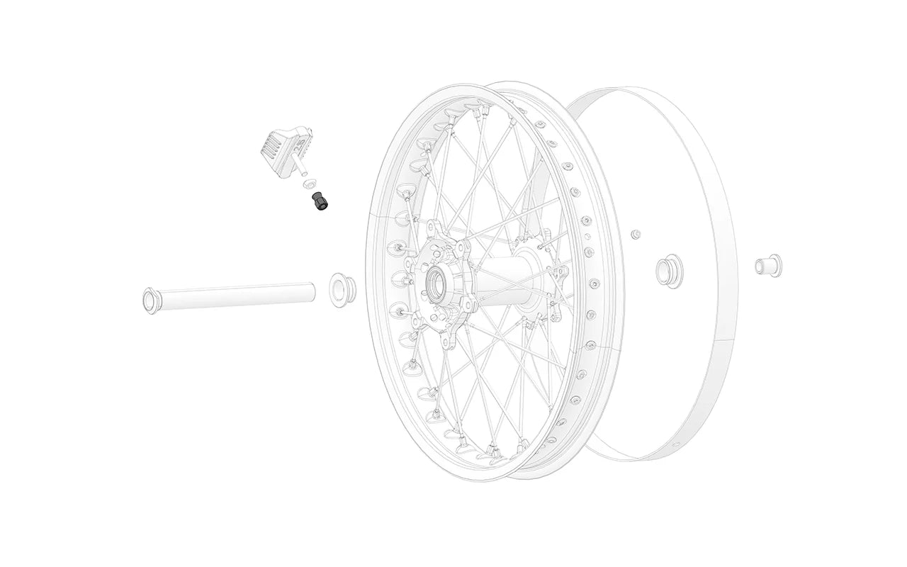 Rim lock nut