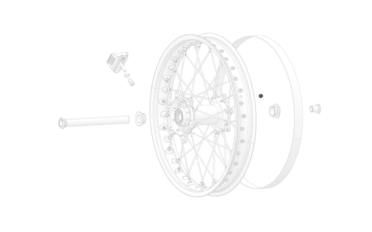 Rim rubber plug