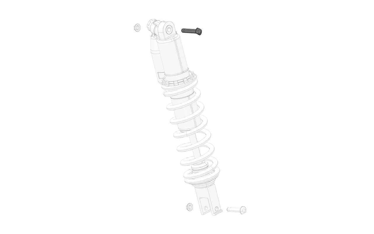 Top shock shaft