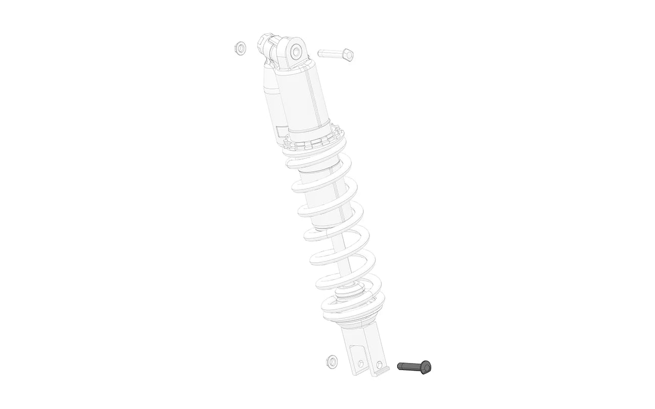 Bottom shock shaft