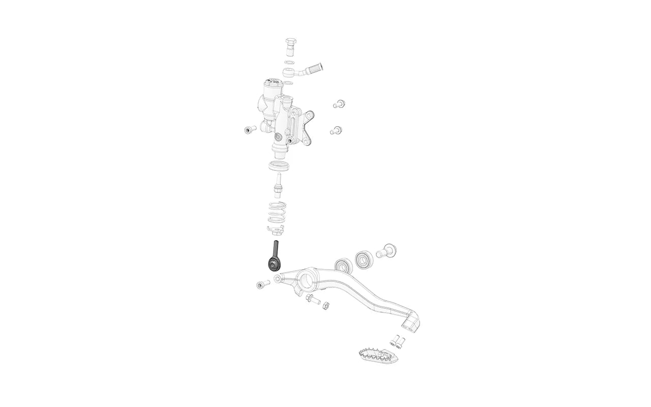 Rear Foot Brake Lever Rod End