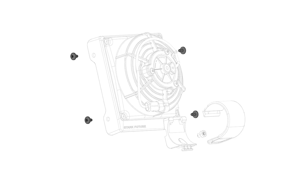 Fan side screws