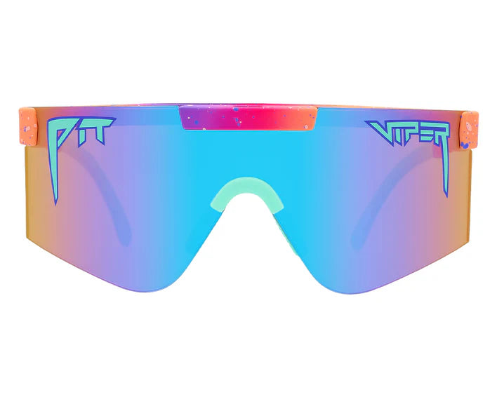 Retro-style Copacabana 2000 sunglasses with colorful frames and mirrored lenses