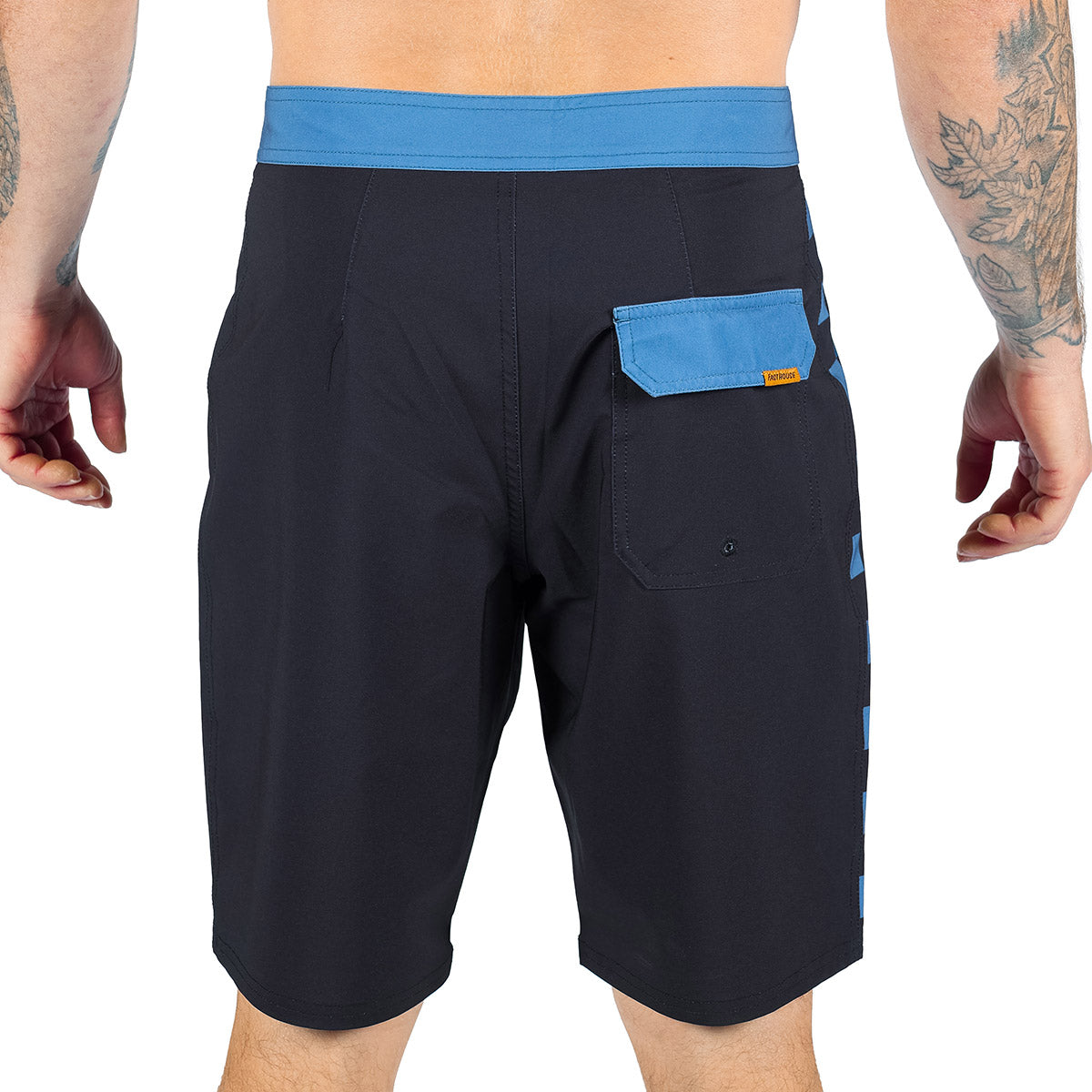 Staycation 21" Boardshort - Black/Denim