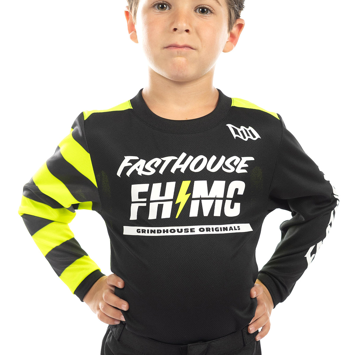Toddler Score Jersey - HiViz Fasthouse FH Brand / No Collab Fasthousedev