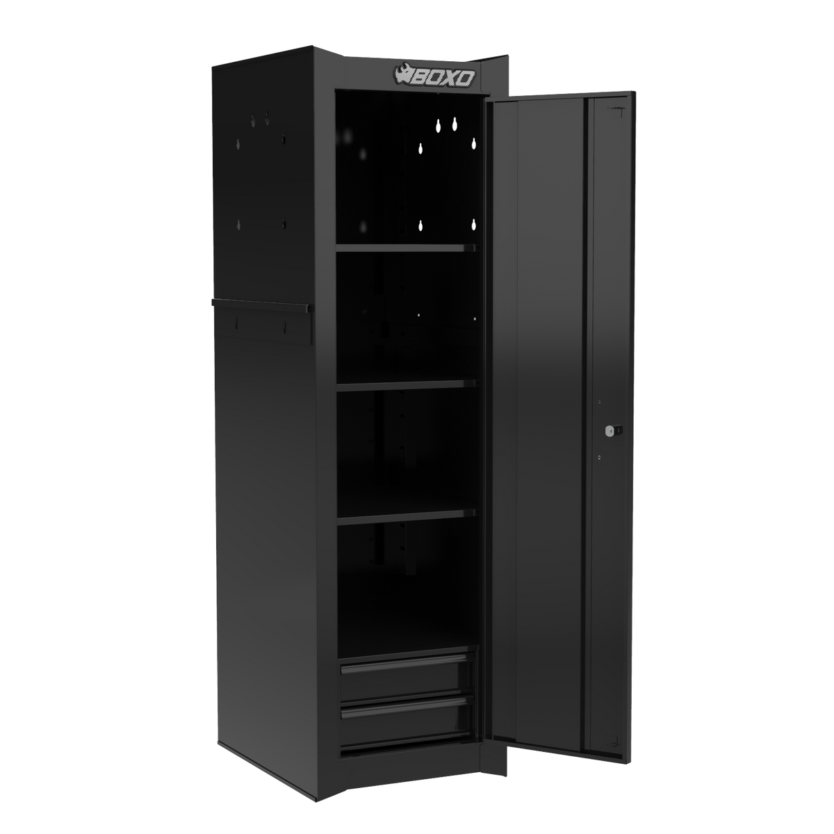 BOXO Full Height Side Locker - Black