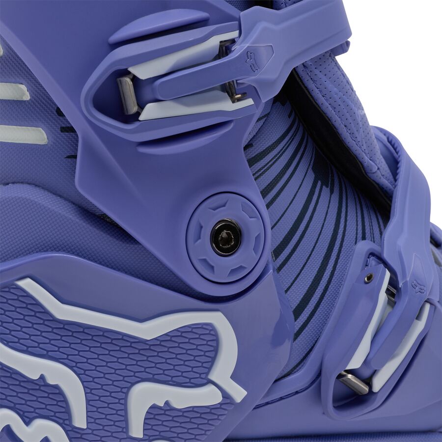 Fox Motion Diffuse SE Motocross Boots - Purple/Dove