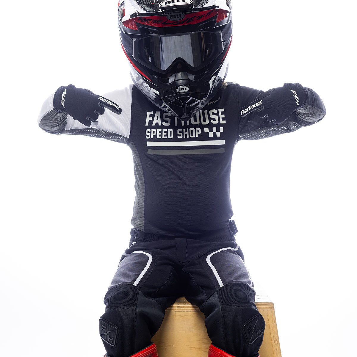 Grindhouse Hudson Youth Jersey - Blue/Red