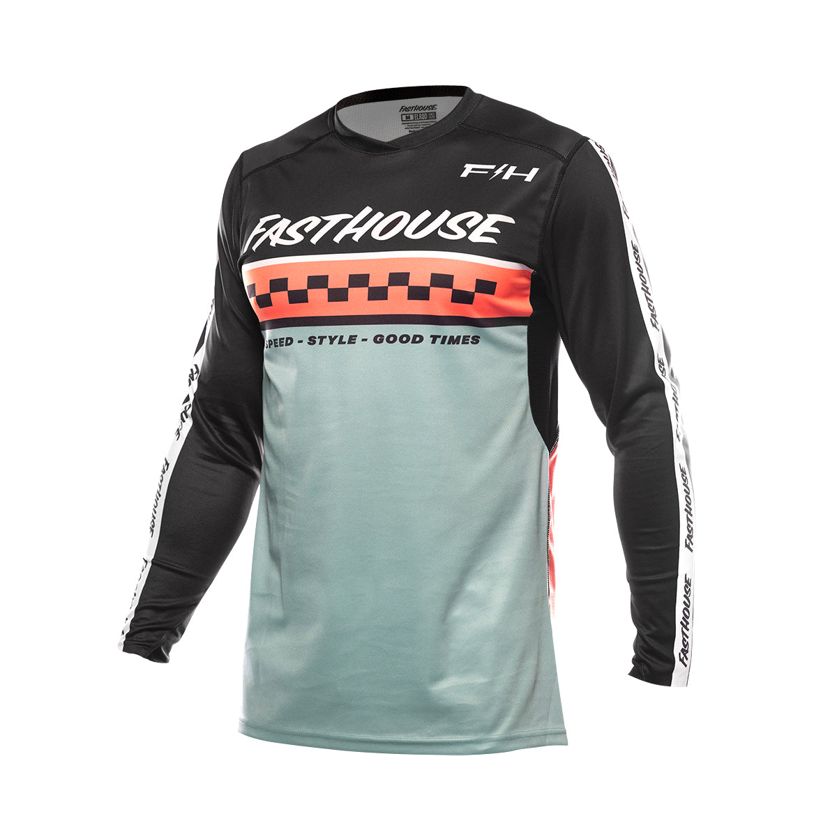 Elrod Formula Youth Jersey - Oceanic Mint/Hyper Coral