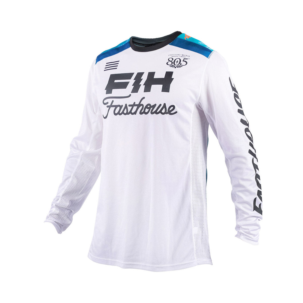 TB Island Hopper Grindhouse Youth Jersey - White - Fasthouse