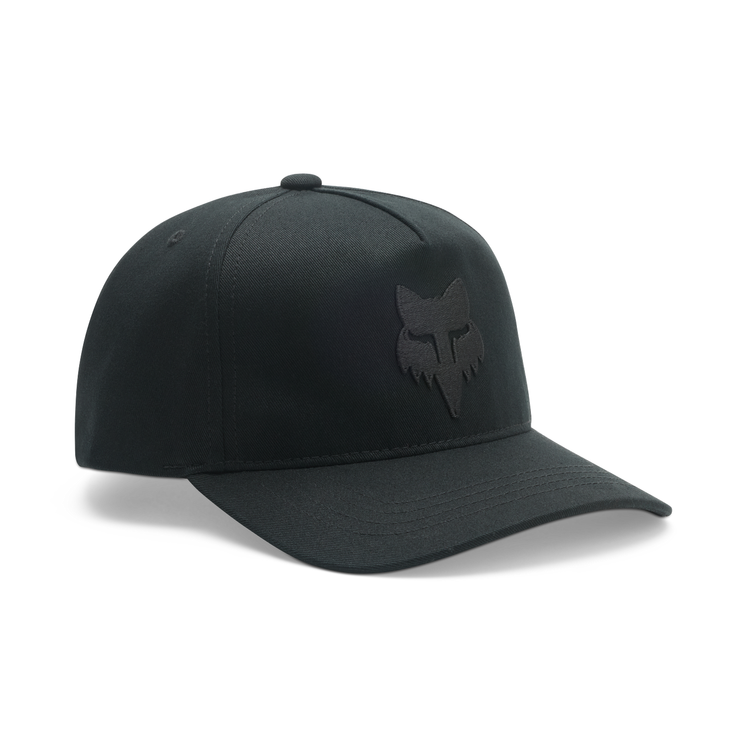 YTH FOX HEAD SUBFRAME HAT - BLACK/BLACK