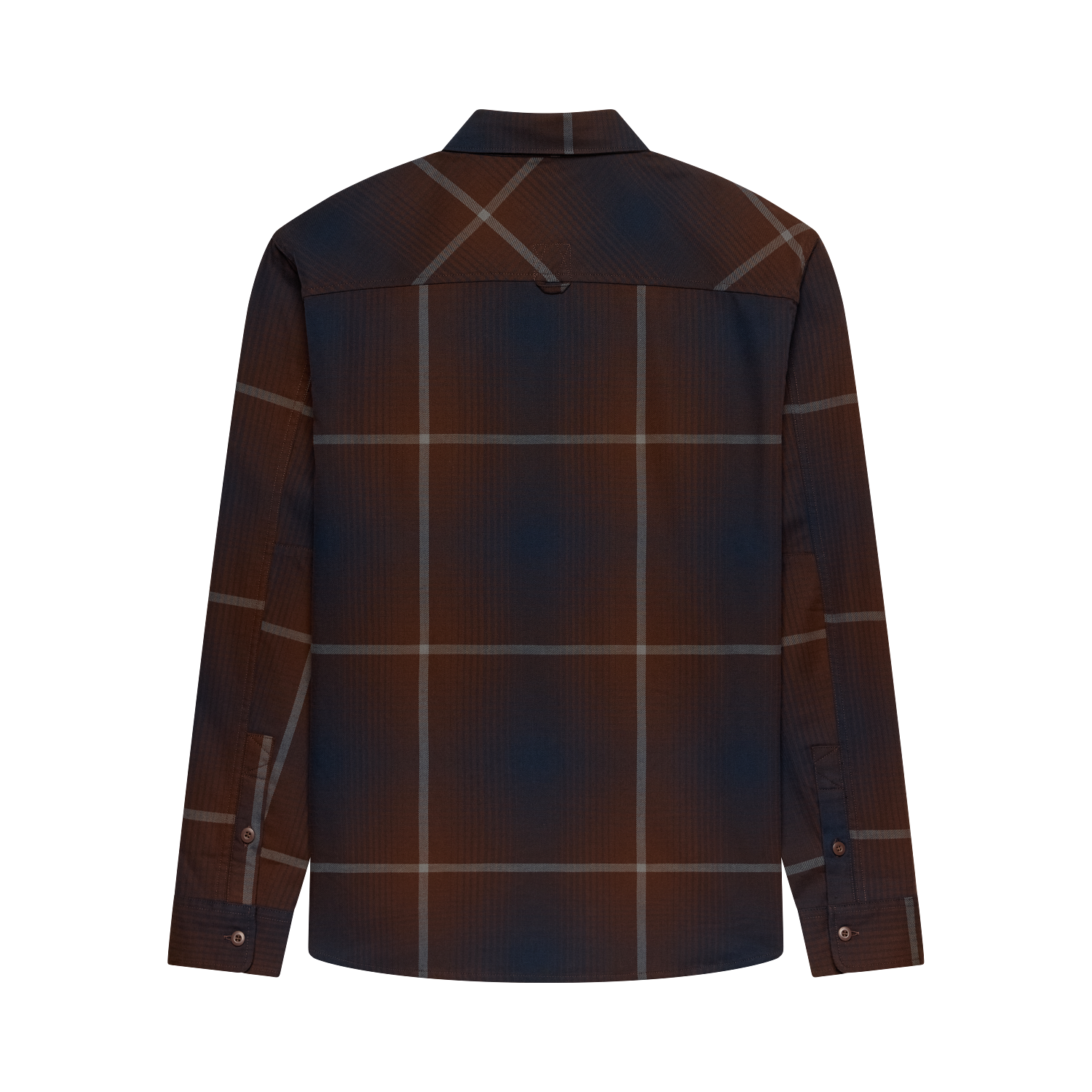 SURVIVALIST FIRE FLANNEL LS - DARK BROWN