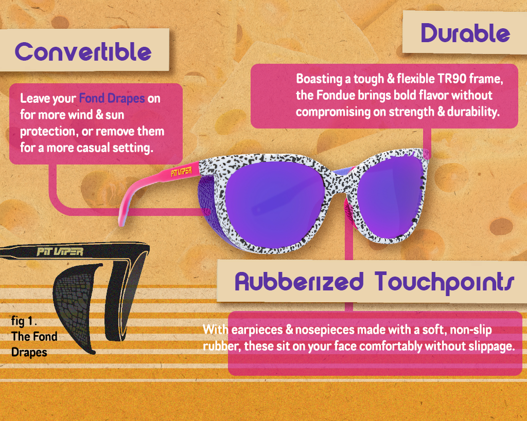 / Purple | Man smiling wearing Pit Viper Sunglasses