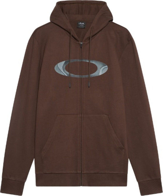 New Ellipse Full Zip Hoodie - Cocoa Brown
