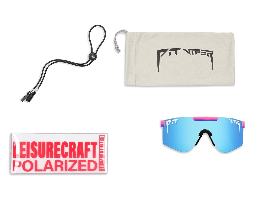 Wide / Polarized Blue | The Leisurecraft Original from Pit Viper Sunglasses