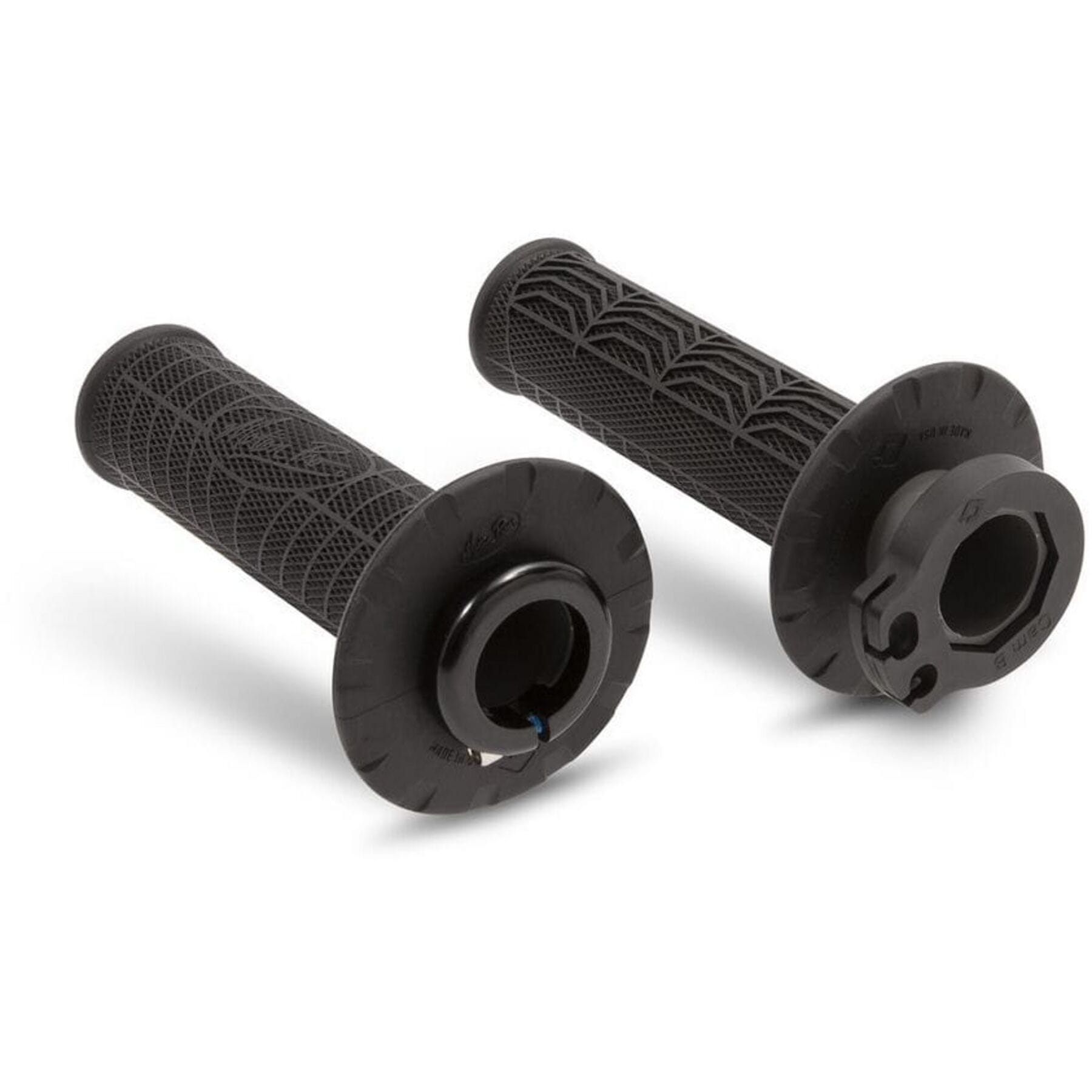 Motion Pro Dirt Control V2 Lock-On Grip in Black with textured surface for improved handling and control on dirt bikes.