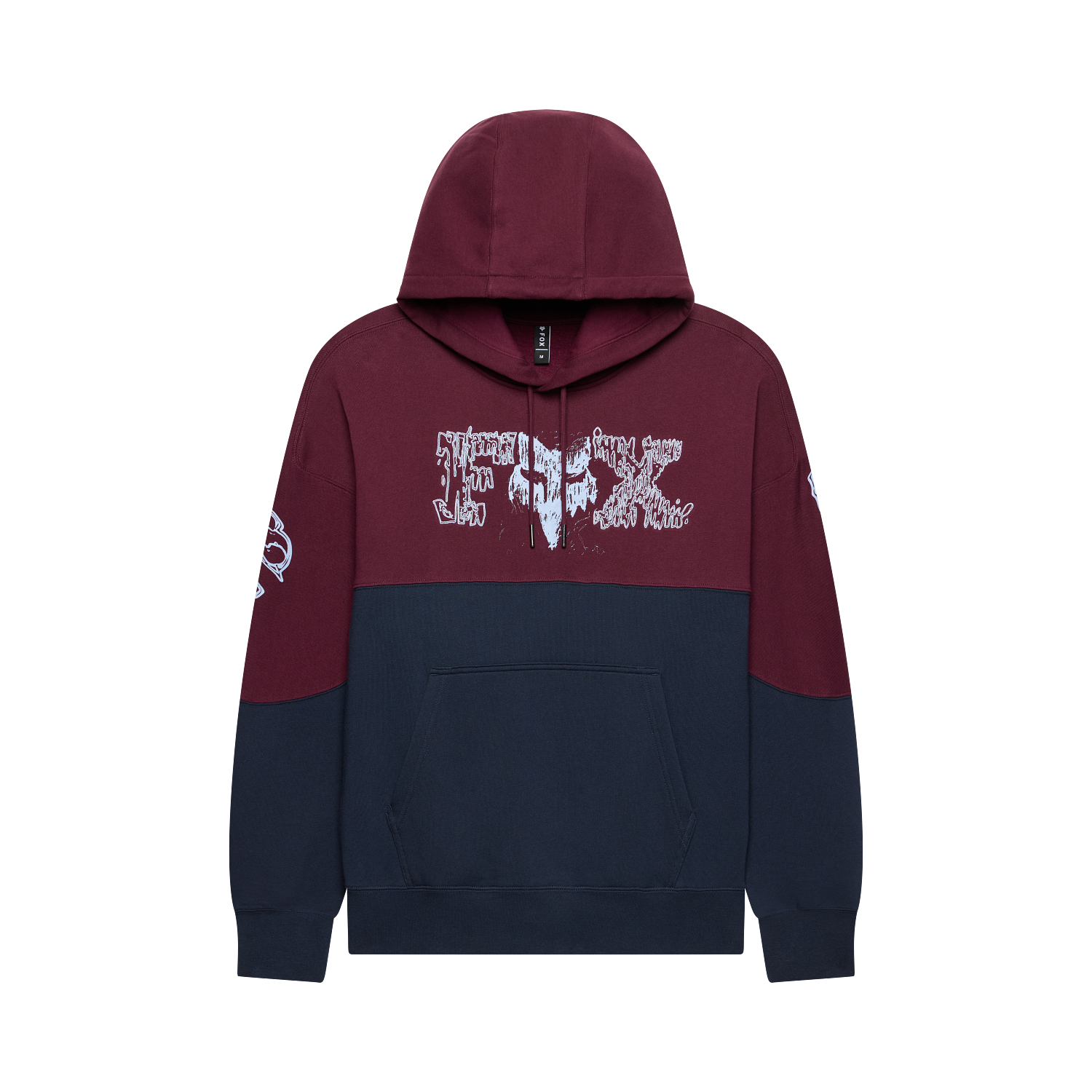 ABYSS FLEECE PO - DARK MAROON