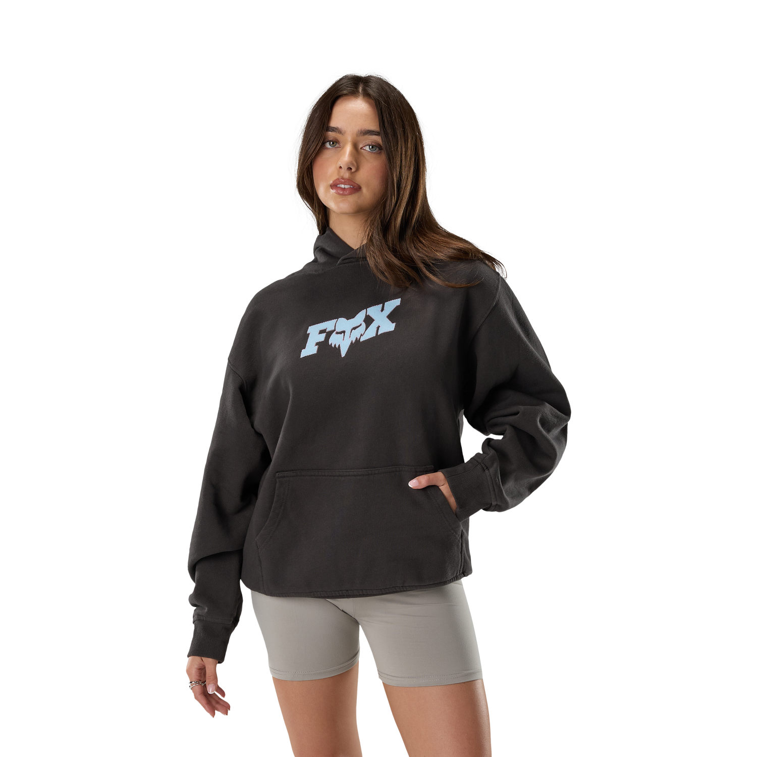 TS57 OV FLEECE PO - BLACK VINTAGE