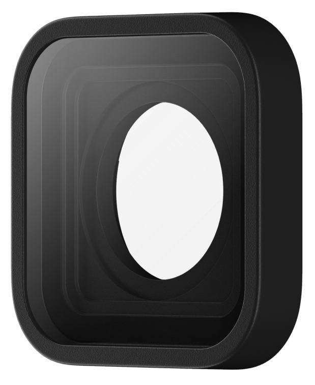Protective Lens Replacement for camera equipment, showcasing clear lens design and durable material.